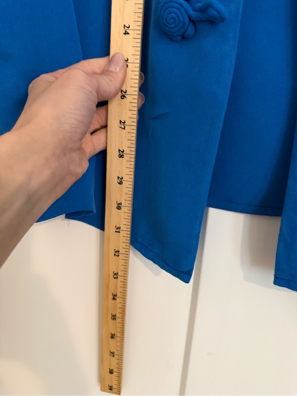 Set- Vintage Silk Women's Cobalt Blue Pantsuit GUC 0772 - Picture 5 of 15